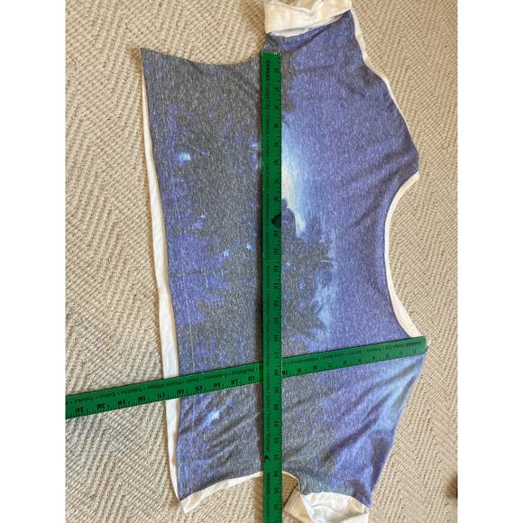 Roxy X-small-Small Oversized Cropped Short Sleeve T-Shirt Graphic Surf Beach - Picture 4 of 5